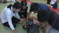 学校が避難所になったときどうすべき? 高校で教職員対象の講習会 岡山・倉敷市