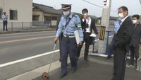 事故の「危険箇所」を現地で診断 香川県警や地元の人が集まる