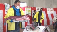 マグロの解体ショーなど 3年ぶり おかやま市場フェス 岡山市