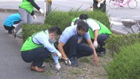 「地域をもっときれいに」 企業が協力して国道2号を清掃 岡山市