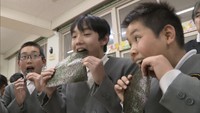 今が出荷の最盛期、瀬戸内海のノリを学ぼう 小学生がノリのあぶりを体験 岡山・備前市