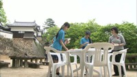 1日限定「お城カフェ」天空の山城で高校生がおもてなし 岡山・高梁市
