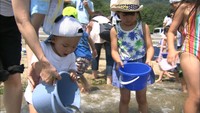 16日は「海の日」 高松市の海岸でタイやヒラメの稚魚を放流