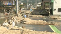 変わり果てた自宅 目の前に…浸水被害の倉敷・真備町(10日16時現在)