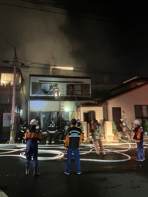 仙台市宮城野区の住宅で火災 2階から出火 けが人の情報なし