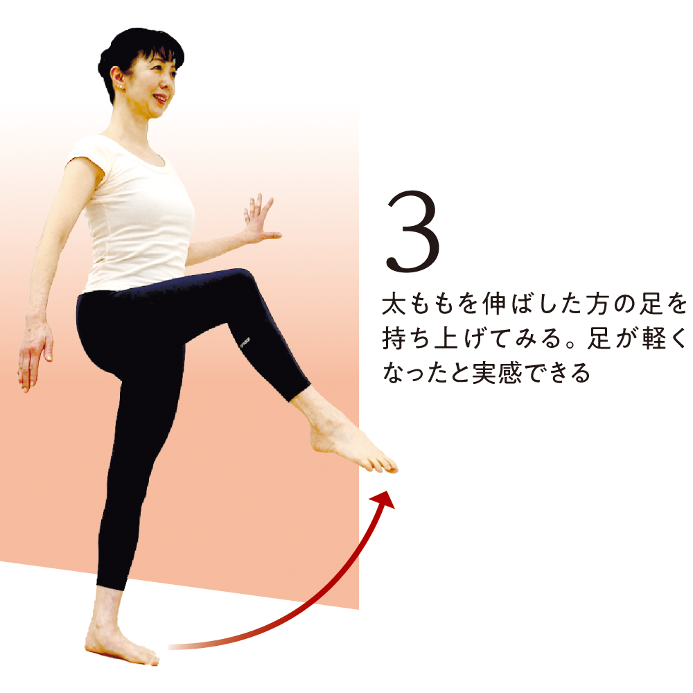 きくち体操 太ももの前側を伸ばす3