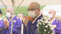 西日本豪雨犠牲者の命日に 6宗派の僧侶が合同で供養 岡山・倉敷市真備町