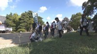 岡山城周辺で「観光地クリーン運動」 約200人が参加