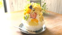 冷たくてふわふわ!おまち堂&フルータスのフルーツたっぷり「かき氷」 岡山市