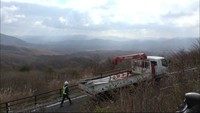 もうすぐ本格的な冬の訪れ 旧蒜山大山スカイラインで冬支度 岡山・真庭市