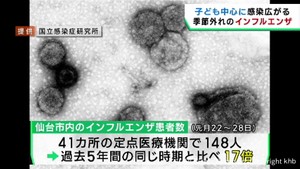 季節外れのインフルエンザ患者 子ども中心に増加 コロナ禍で集団免疫が低下が影響か 長崎大学大学院 森内浩幸教授