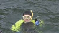 海を荒らす「ムラサキウニ」を捕獲して育てるプロジェクトが始まり高校生らが参加 高松市沖