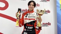 女子高生レーサーJuju選手 イタリアZinoxF2000で優勝 年間ポイントトップに 岡山・美作市育ち