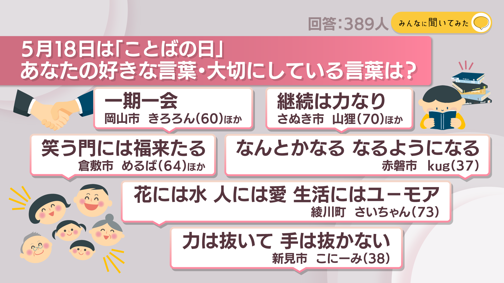 5月18日は「ことばの日」 あなたの好きな言葉・大切にしている言葉は?【みんなに聞いてみた】