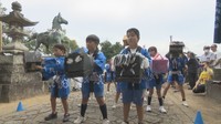 神社の秋祭りで地域の小学生が獅子舞を披露 自作の獅子頭も  高松市