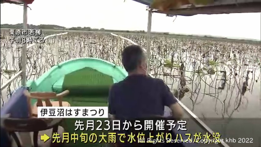#7月の大雨被害で開催を延期の宮城・伊豆沼はすまつり 若柳会場で始まる