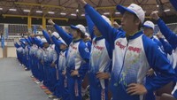 国民スポーツ大会へ岡山県選手団の結団式 総合10位以内を目指す