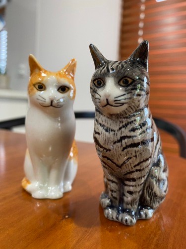 ソルト&ペッパー入れがそっくり!(千鶴子さん提供)