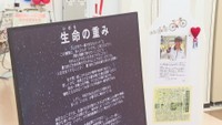 伝える命…交通事故の犠牲者の等身大パネル 生前の写真や靴などを展示 高松市