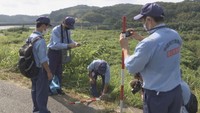 本格的な台風シーズンを前に堤防の安全点検  岡山・高梁川水系