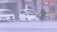 「道路も一気に水浸し」28日は大気の状態が不安定 岡山・香川で一時的に激しい雨