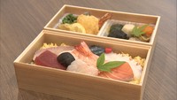 〈新型コロナ〉医療従事者にちらしずし弁当贈呈 岡山市