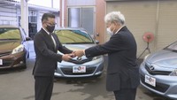 自動車整備士を育てる専門学校に販売会社が車6台を寄贈 電気自動車需要で人材不足が続く 岡山