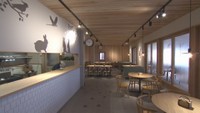 池田動物園の食堂と売店がリニューアル 地元の子どもがテープカットでお祝い 飼育員考案の新グッズも 岡山