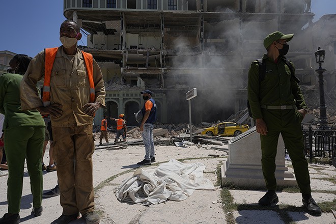 Rescuers Look For Victims At Cuba Hotel After Blast Kills The