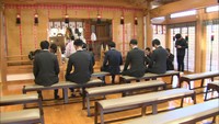 「全員の力で!」J1昇格めざすファジアーノ岡山、神社で必勝祈願