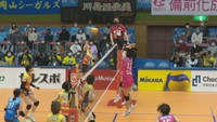 V1女子・岡山シーガルズ 若手がコートで存在感も…逆転負けで今季初の連勝ならず