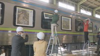 大原美術館の名画が走る!井原鉄道で「アート列車」の工事がスタート 岡山