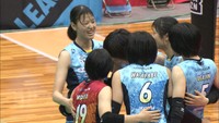 岡山シーガルズが昨年女王の久光製薬スプリングスと対戦 ストレートの快勝でホーム開幕戦飾る