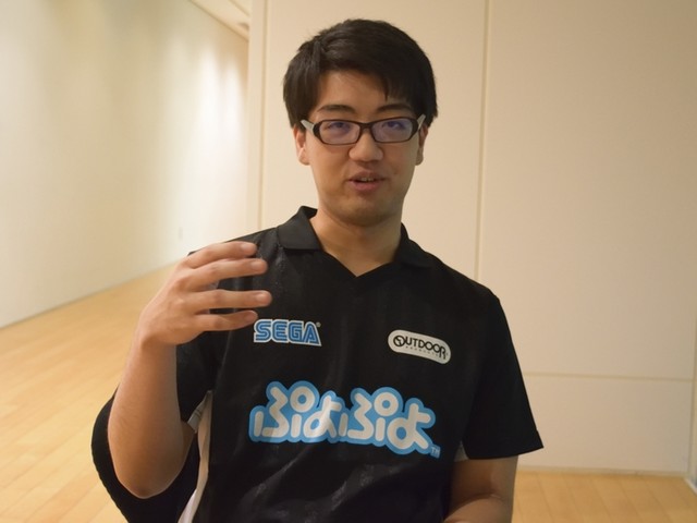 「ぷよぷよ」のトッププレーヤーのdelta選手