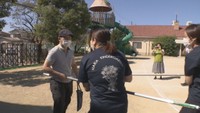 さすまたで撃退! 高松市の幼稚園で不審者侵入を想定し訓練 6月の児童被害の事件受け