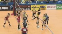 V1女子・岡山シーガルズ 現役高校生・佐伯亜魅加が躍動 就実の深澤めぐみ擁する久光に勝利