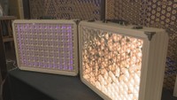 「組子」の技術用いた約70万円のアタッシュケース 日本伝統の木工技術と真庭市の木材をPR 岡山