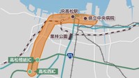 高松環状道路 産業道路の周辺を通るルートに決定 知事「県として最適 早期の事業化を」