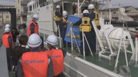 離島の通信障害を迅速に復旧 海上保安部と通信会社が合同訓練 岡山
