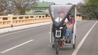 3輪自転車で穴場も紹介! 岡山市中心部を観光する新サービス「ECYC」 8日から実証実験