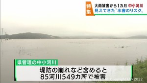 7年で3度の堤防決壊 激甚化する豪雨災害 中小河川が持つ水害リスク 宮城・大崎市