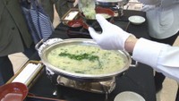 七草がゆ デパートで無料サービス 岡山