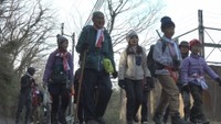 四国霊場の遍路道を1万人以上が一斉に歩きながら安全点検 香川