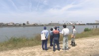香川県唯一の1級河川「土器川」で水害の恐れがある場所を巡視 梅雨や台風のシーズンに備えて