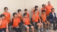 アジア大会出場へ ティーボールの小学生チームが高松市長を表敬訪問