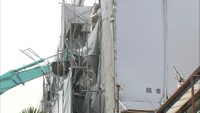 解体中のビルの壁が崩落の危険 近隣住民が避難・通行規制も 高松市で