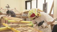 【特集】首里城の復元に携わる高松市出身の彫刻家の女性(27) 鎌倉芳太郎が残した写真をもとに制作
