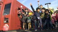 被災した子どもたち乗せて特別列車が出発! 岡山・総社市