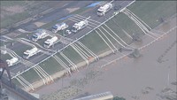 町の4分の1が冠水…倉敷・真備で排水開始 国交省ポンプ車が24時間体制で