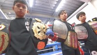お互いがライバル キックボクシングの大会で優勝した3人の小学生の目標は? 岡山【こどもミライパーク】